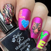 Eye of the Tiger (CjS-214) Steel Nail Art Stamping Plate