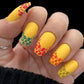 French Mani Mini (CjS-246) Etched Nail Art Stamping Plate