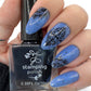 French Mani Mini (CjS-246) Etched Nail Art Stamping Plate