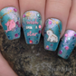 Celestial Zoo (CjS-225) Steel Nail Art Layered Stamping Plate