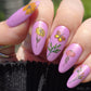 Walk In The Meadow (CjS-236) Steel Nail Art Layered Stamping Plate