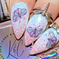 Floral Tassel (CjS-240) Steel Nail Art Layered Stamping Plate