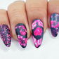Summer Rose (CjS-242) Steel Nail Art Layered Stamping Plate