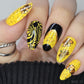 Geo-mazing (CjS-253) Steel Nail Art Layered Stamping Plate