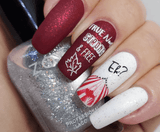 Canada Day (CjS-257) Steel Nail Art Stamping Plate