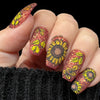 Harvest Bouquet (CjS-267) Steel Nail Art Stamping Plate