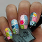 Denim Patchwork (CjS-273) Steel Nail Art Stamping Plate