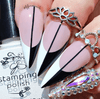French Mani - Three (CjS-289) Steel Nail Art Stamping Plate
