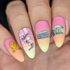 Explore the World (CjS-291) Steel Nail Art Stamping Plate
