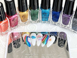 Chasing Rainbows (CjS-296) Steel Nail Art Stamping Plate