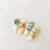 Chasing Rainbows (CjS-296) Steel Nail Art Stamping Plate