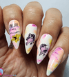 Unique as a Unicorn (CjS-298) Steel Nail Art Stamping Plate