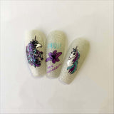 Unique as a Unicorn (CjS-298) Steel Nail Art Stamping Plate
