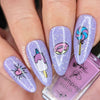 Sparkle like a Unicorn (CjS-299) Steel Nail Art Stamping Plate