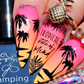 Pretty Palms (CjS-301) Steel Nail Art Layered Stamping Plate