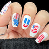 Beautiful-white-manicure-with-the-words-U-S-A-in-nail-art