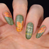 Graceful leaves (CjS-318) Steel Nail Art Layered Stamping Plate