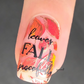 Graceful leaves (CjS-318) Etched Nail Art Stamping Plate