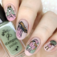 Walking in the Rain (CjS-321) Steel Nail Art Layered Stamping Plate