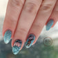 stunning-manicure-with-nail-art-designs-of-umbrellas-and-raindrops