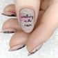 Walking in the Rain (CjS-321) Steel Nail Art Layered Stamping Plate