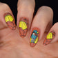 manicure-showing-fall-themed-nail-art-designs-of-umbrellas-leaves-and-a-girl-with-a-coffee-cup