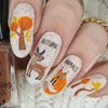 Playfully Autumn (CjS-322) Steel Nail Art Layered Stamping Plate