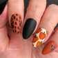 Playfully Autumn (CjS-322) Steel Nail Art Layered Stamping Plate