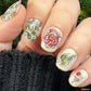 manicure-showing-layered-nail-art-designs-of-modern-abstract-roses-and-palm-leaves
