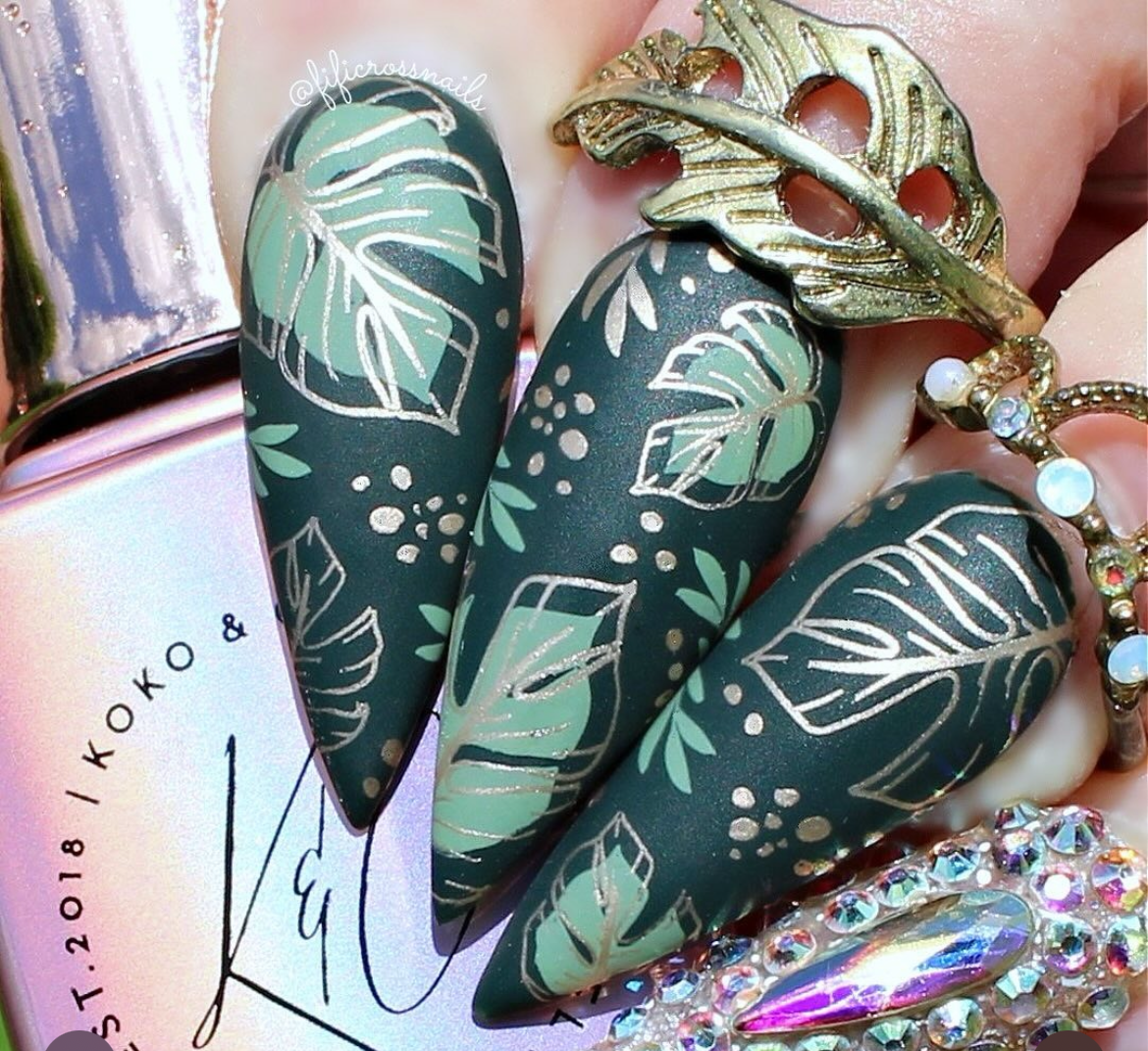 Modern Muse 2 (CJS-335) Steel Nail Art Layered Stamping Plate
