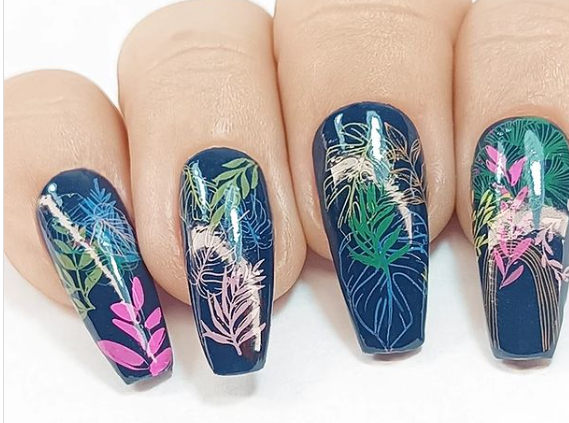 Modern Muse 2 (CJS-335) Steel Nail Art Layered Stamping Plate