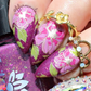 Watercolor Floral Cascade (CJS-337) Etched Nail Art Stamping Plate