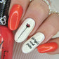 Simple & Pure Flowers (CjS-344) Steel Nail Art Layered Stamping Plate