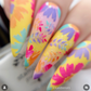 Beautiful Blossom (CjS-346) Steel Nail Art Layered Stamping Plate