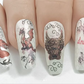 white-manicure-showing-nail-art-designs-of-chinese-dragon-head