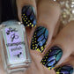 stunning-manicure-showing-full-coverage-nail-art-design-of-butterfly-wing-pattern