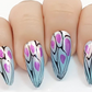 beautiful-shimmer-manicure-showing-full-coverage-butterfly-wing-nail-art-designs