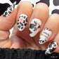 striking-manciure-with-nail-art-designs-of-cow-print-a-cow-and-words-udderly-adorable