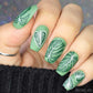 Lush Leaves (CjS-357) Steel Nail Art Layered Stamping Plate