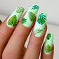 Tropical Leaves (CjS-358) Steel Nail Art Layered Stamping Plate