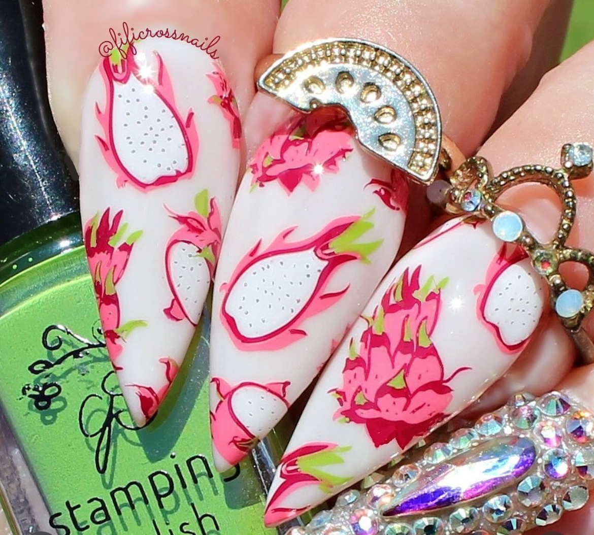 Tropical Paradise (CjS-359) Steel Nail Art Layered Stamping Plate