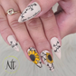 Glow like a Sunflower (CjS-370) Etched Nail Art Stamping Plate