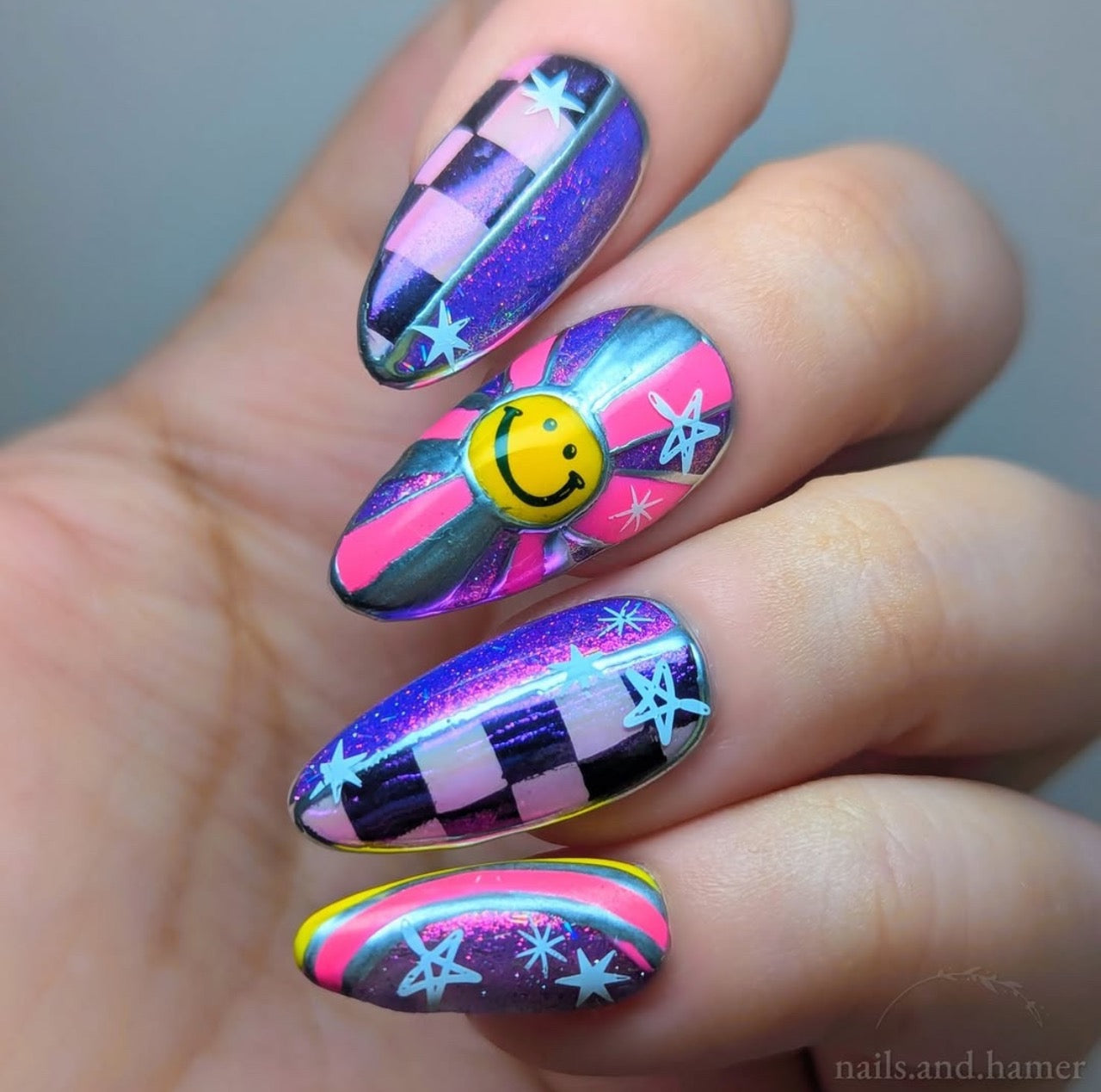 Text Me When You Get Home (CjS-373) Steel Nail Art Layered Stamping Plate