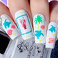 Catch Me by the Sea (CjS-380) Steel Nail Art Layered Stamping Plate