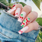 Cherry Bomb (CjS-382) Steel Nail Art Layered Stamping Plate