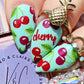Cherry Bomb (CjS-382) Steel Nail Art Layered Stamping Plate