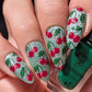 stunning-sparkle-manicured-hand-with-layered-nail-art-designs-of-pairs-of-cherries
