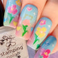 Dainty Doodles (CjS-386) Steel Nail Art Layered Stamping Plate