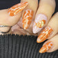 Fur-ever Flutter (CjS-387) Steel Nail Art Layered Stamping Plate