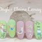 Silly Goose (CjS-396) Etched Nail Art Stamping Plate